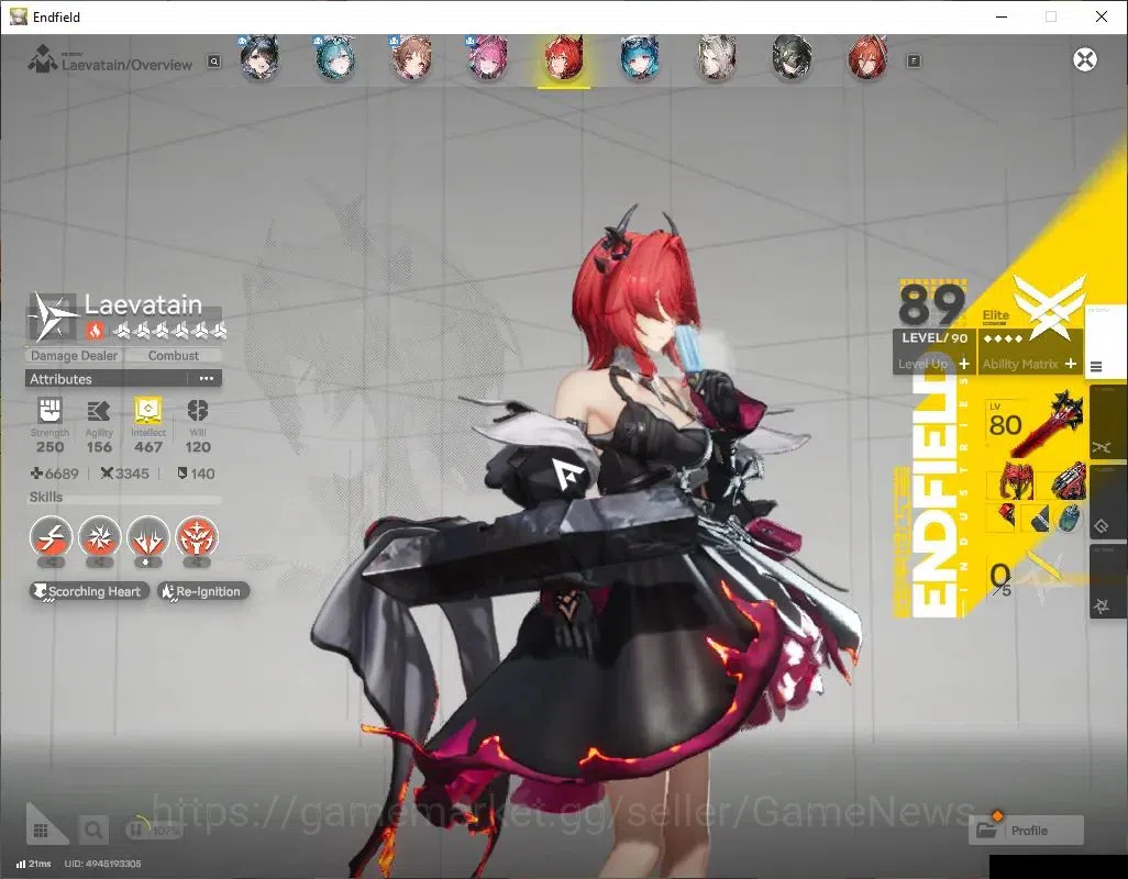 Arknights: Endfield Accounts ASIA|Lv48|5SSR(1Limited)+10(*6WP)|(ZhuangFangyi,La image 4
