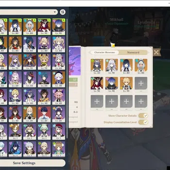 Genshin Impact Accounts Others Asia|AR 57|6 Limited+3 (*5 Wp)|[Skirk,(Chasca,Mualani,Flins)+Sign,Lauma,Yelan]+7 STD|Male