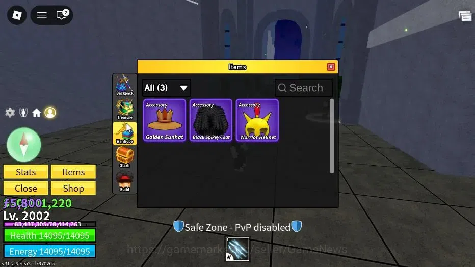 Roblox Accounts Blox Fruit|Lv 2002|Electric Claw|10M Beli 5,8K Fra image 4