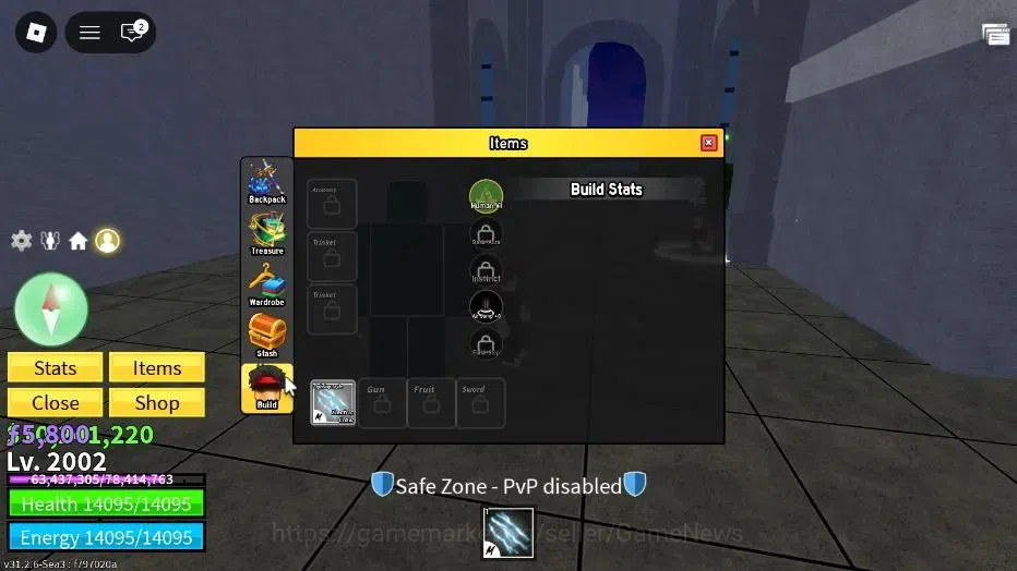Roblox Accounts Blox Fruit|Lv 2002|Electric Claw|10M Beli 5,8K Fra image 6