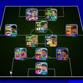 eFootball Accounts Legends & Iconic Players Android|Power 3084|Epic Gerrard,Shevchenko,Ono Shinji|8ShowTime Luis Diaz,Lamine