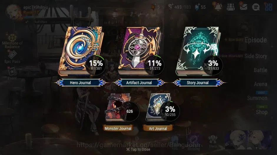 Epic Seven Accounts Global | Starter|2 ML(Urban Shadow Choux,Rhianna & image 3