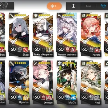 Arknights Accounts High-End Global|Lv80|229 OP+42 Skin|7 Limit(Skadi,Exusiai,Texas,Ch'en,Ash,Eyjafjalla,Lappland