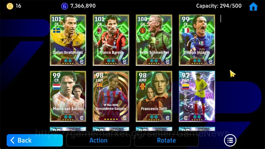 eFootball Accounts Android|BigTime Ronaldinho,Epic Ibrahimovic,Peter  image 5