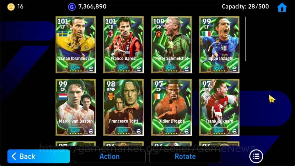 eFootball Accounts Android|BigTime Ronaldinho,Epic Ibrahimovic,Peter  image 9