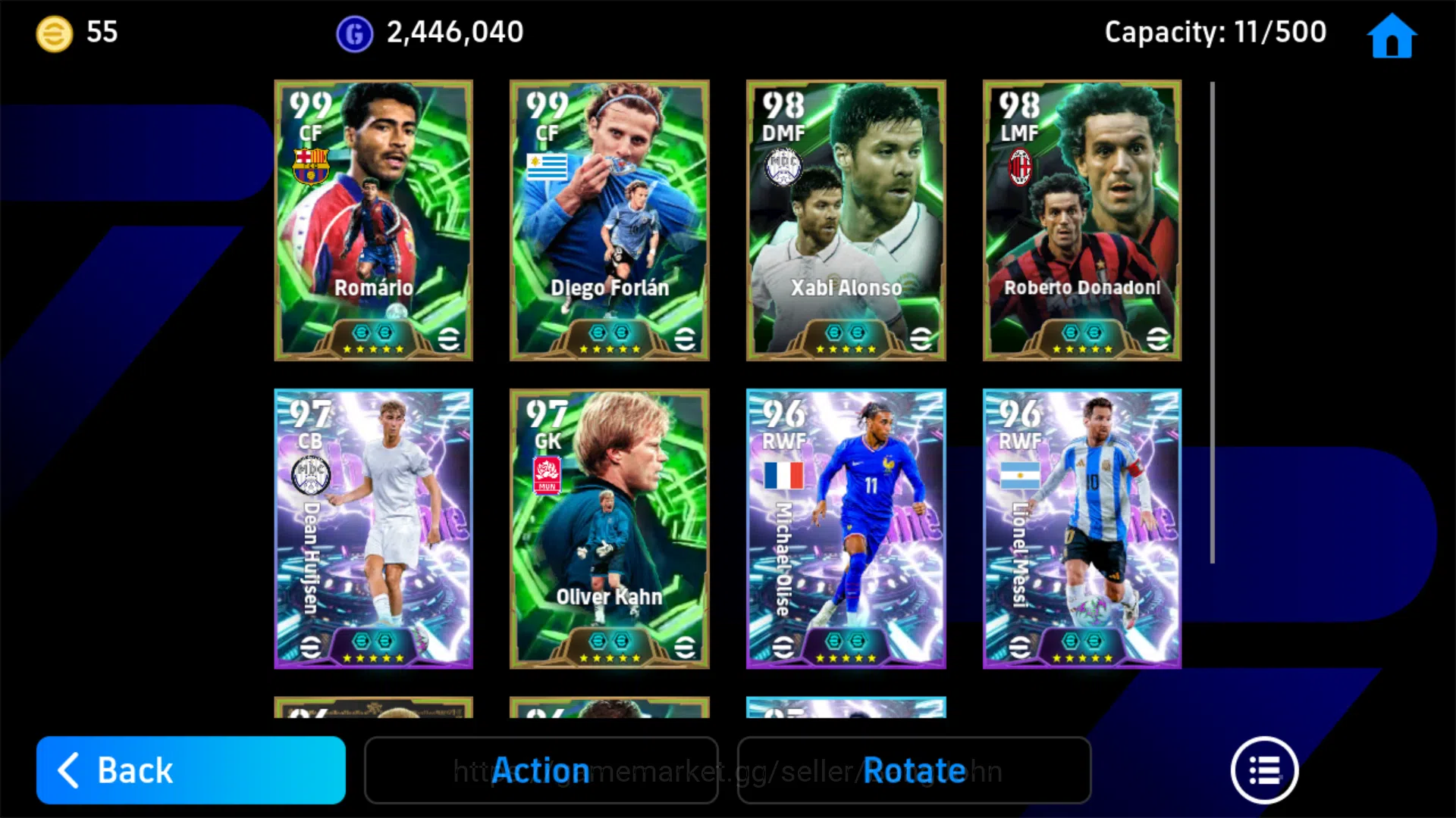 eFootball Accounts Power 3154 | Romario Epic DB | Diogo Forlan Epic D image 3