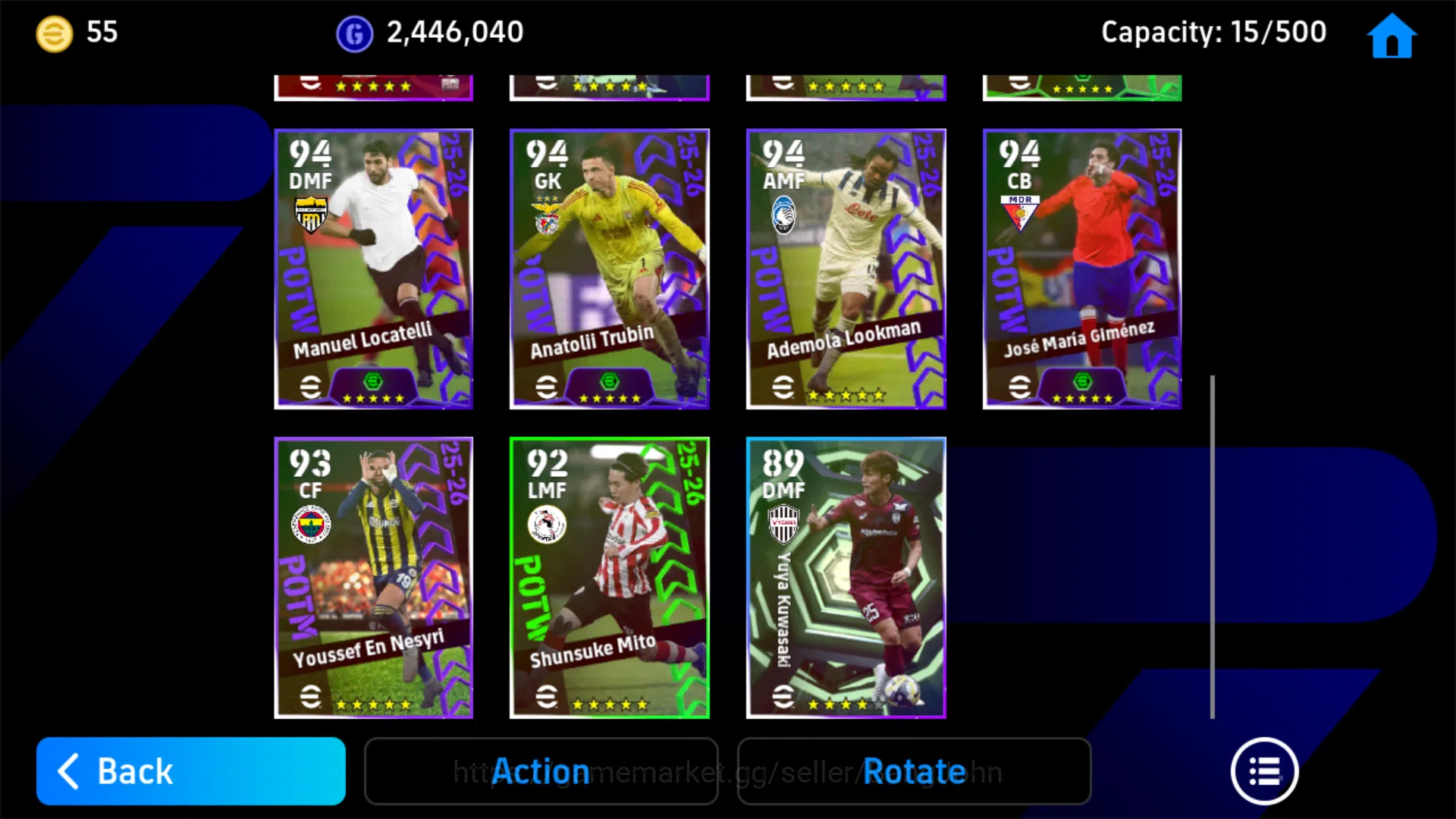 eFootball Accounts Power 3154 | Romario Epic DB | Diogo Forlan Epic D image 6