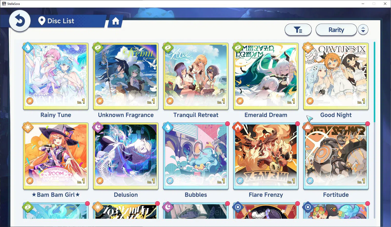 Stella Sora Accounts Global|Fresh Starter 3SSR (Chitose,Nanoha,Mistique) + 8Trekker  |Story 1-7|Log Yostar|Check SS(SSR728) 7
