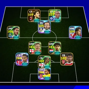 eFootball Accounts Legends & Iconic Players ANDROID | PW 3223 | 1105 COINS | BIG TIME ZLATAN 109 | EPIC HAZARD 106 | EPIC