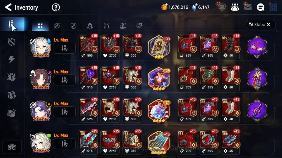 Epic Seven Accounts Limited Hero GLOBAL Verif|New Era|ML(Harsetti,Belian,RueleOfLight,BW Iseria,etc)+Rinak,TA Coli,etc|Poh 18
