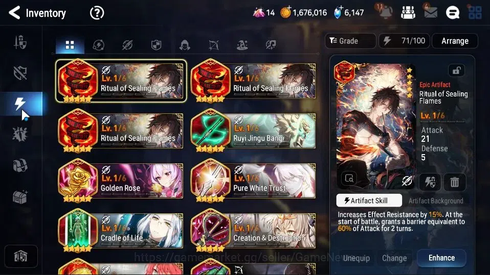 Epic Seven Accounts Limited Hero GLOBAL Verif|New Era|ML(Harsetti,Belian,RueleOfLight,BW Iseria,etc)+Rinak,TA Coli,etc|Poh 20