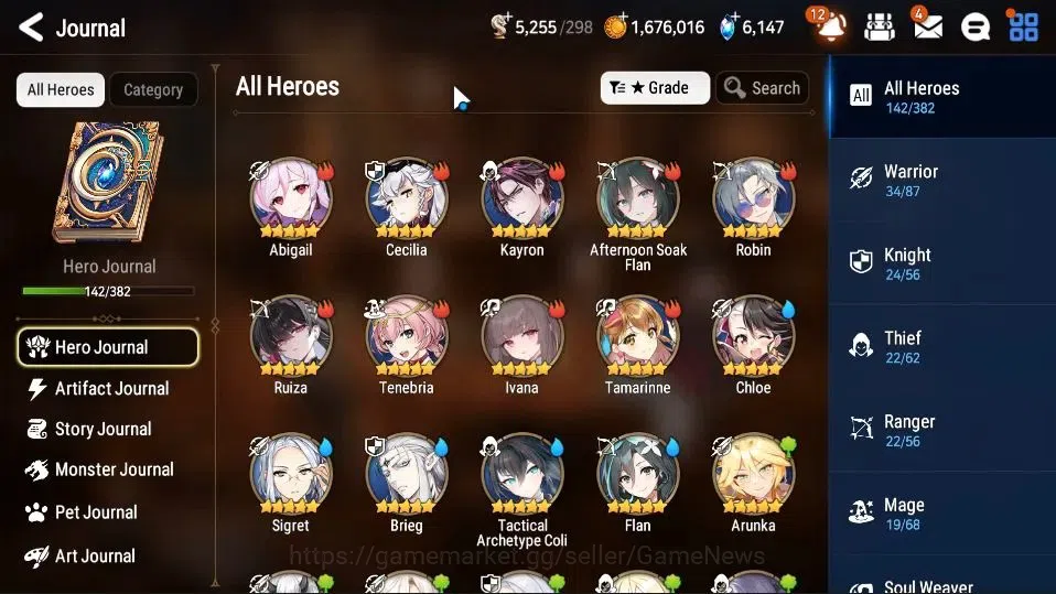 Epic Seven Accounts Limited Hero GLOBAL Verif|New Era|ML(Harsetti,Belian,RueleOfLight,BW Iseria,etc)+Rinak,TA Coli,etc|Poh 7