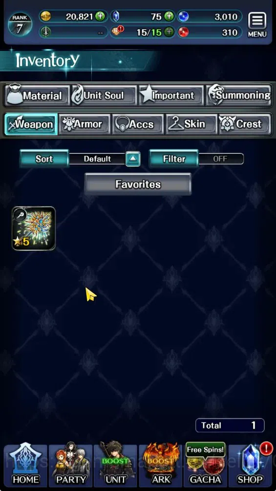 Last Cloudia Accounts GLOBAL|Rank 7|Collab Brave Frontier (Fire God Varg image 11