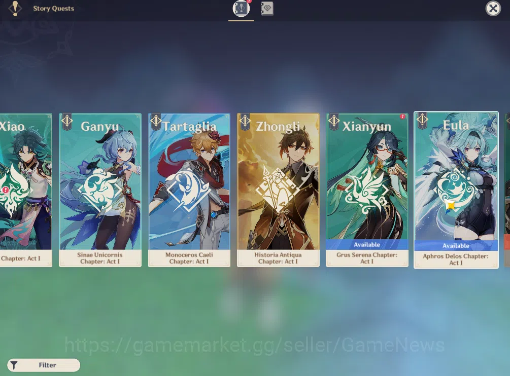Genshin Impact Accounts ASIA|AR 53|7 Limited +3(*5Weapon)|Zibai,Clorinde,N image 12
