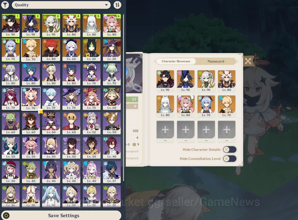 Genshin Impact Accounts ASIA|AR 53|7 Limited +3(*5Weapon)|Zibai,Clorinde,N image 2