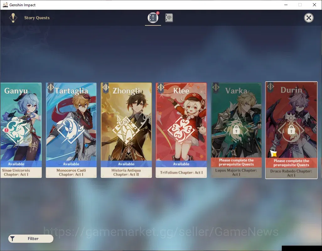 Genshin Impact Accounts ASIA|AR 55|Rate ON|5 Limited + 2 (*5Weap)|Chasca+S image 19