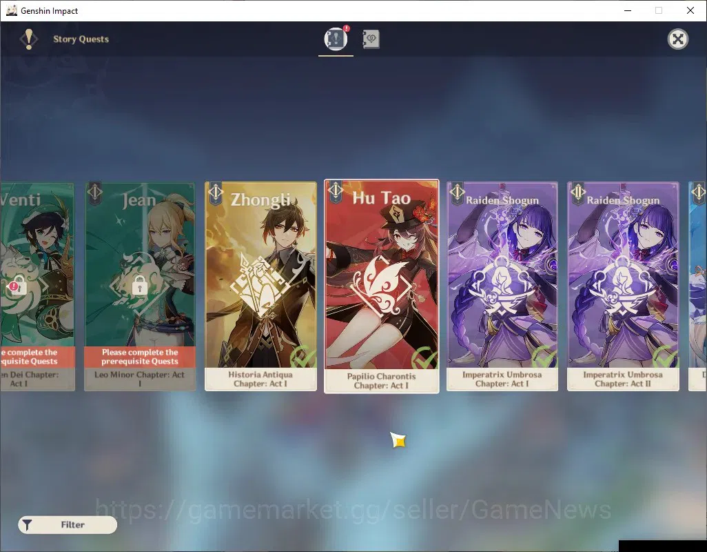 Genshin Impact Accounts ASIA|AR 55|Rate ON|5 Limited + 2 (*5Weap)|Chasca+S image 20