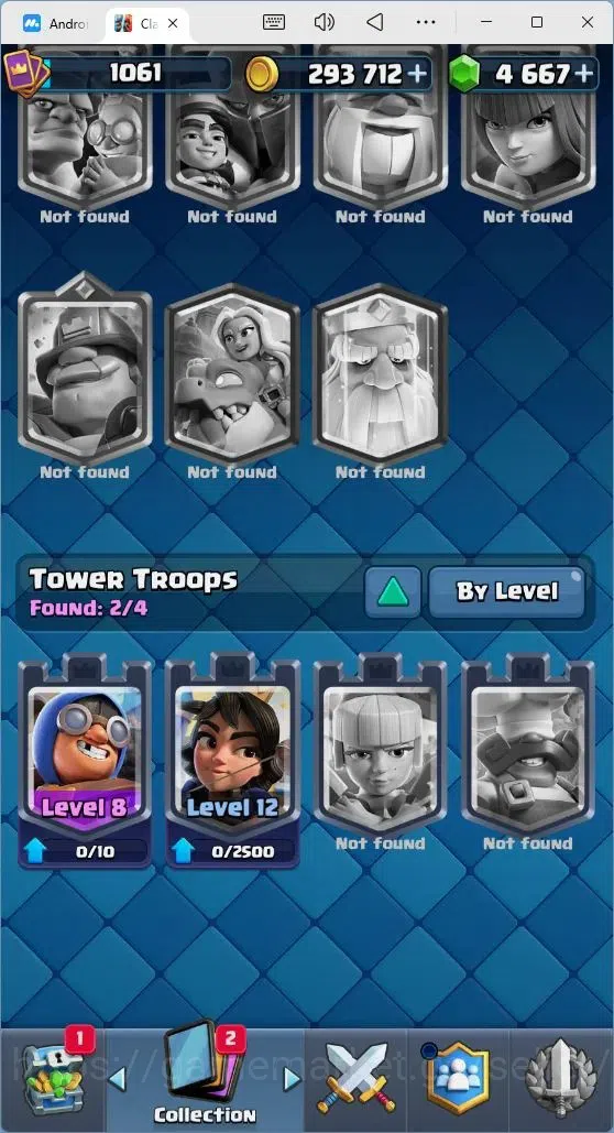 Clash Royale Accounts Mobile |Trophy 7214|4 EVO Cards|1 Hero Card|4667 G image 13