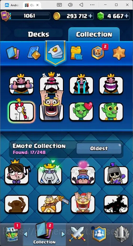 Clash Royale Accounts Mobile |Trophy 7214|4 EVO Cards|1 Hero Card|4667 G image 16