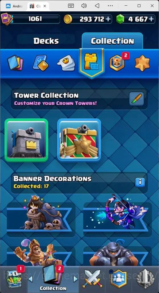 Clash Royale Accounts Mobile |Trophy 7214|4 EVO Cards|1 Hero Card|4667 G image 17