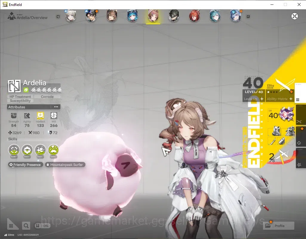 Arknights: Endfield Accounts ASIA|Lv 41|Ars 8k|5 SSR(2 Limit) + 6 (*6 Weapon)|[ image 4