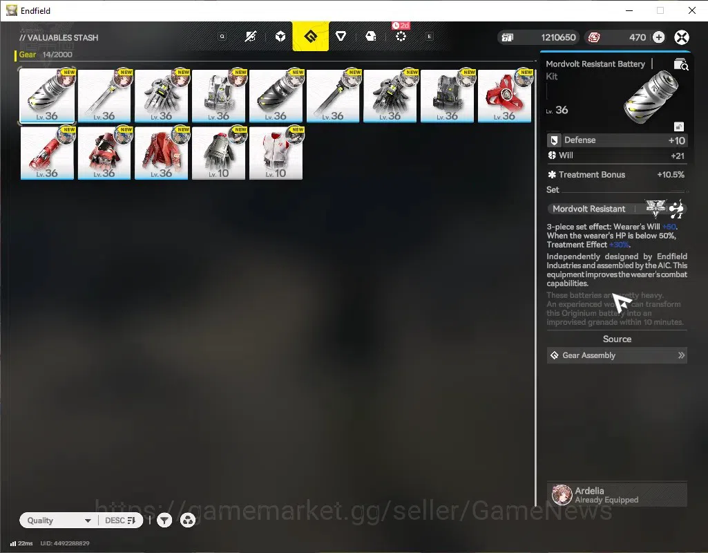 Arknights: Endfield Accounts ASIA|Lv 41|Ars 8k|5 SSR(2 Limit) + 6 (*6 Weapon)|[ image 7