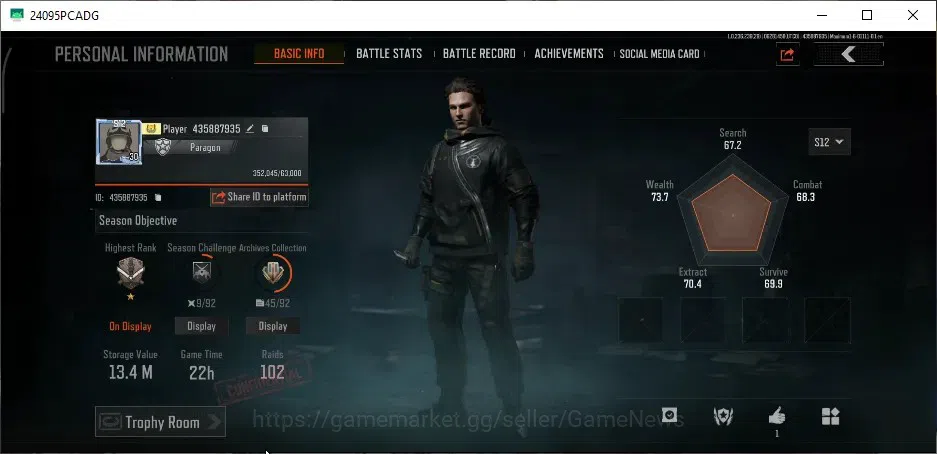Arena Breakout Accounts MOBILE|Lvl 30|SV 13.4M|CV 7M|WP AR-57,GM AK-12,For image 2