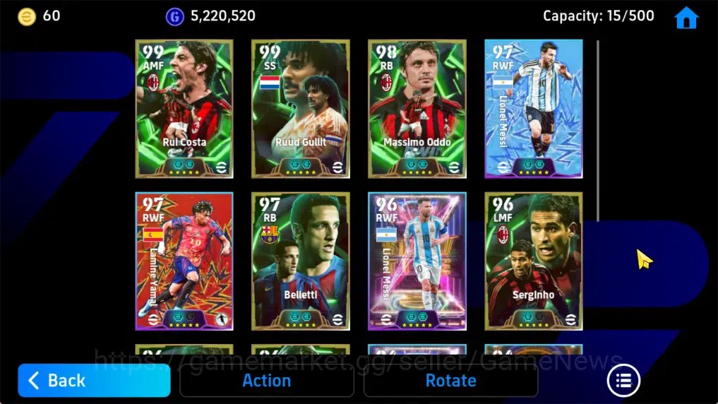 eFootball Accounts Android|Epic Rui Costa,Ruud Gullit,Showtime Yoshin image 6