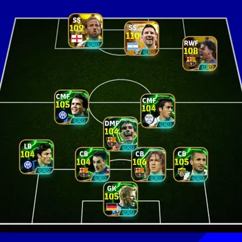 eFootball Accounts Mid-Tier #E FLASH SALE Ovr 3251+ Duo Balon Dyor New Era Harry Kane X Lamine Yamal X Lionel Messi X Pep