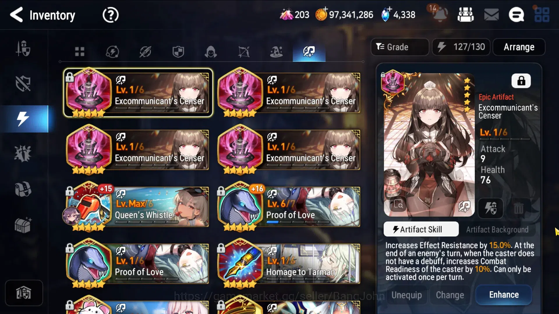 Epic Seven Accounts Asia Verif|25ML(DarkDiene,SNYulha,BArunka,Harsetti image 7