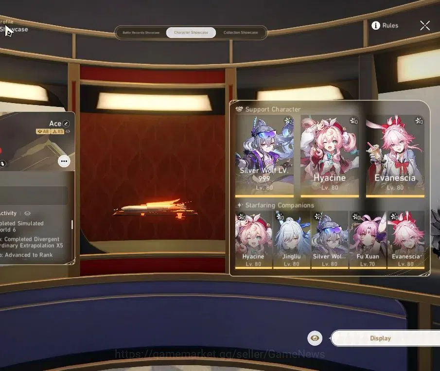 Honkai Star Rail Accounts Asia|TL66|6 Limited|(Silver Wolf 999E2,Hyacine)+Si image 2