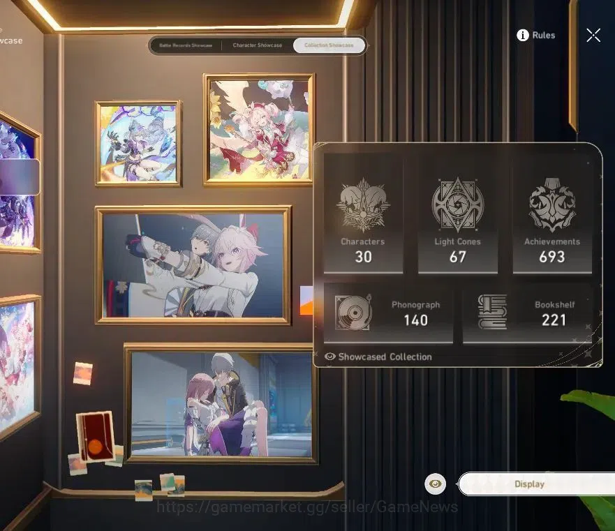 Honkai Star Rail Accounts Asia|TL66|6 Limited|(Silver Wolf 999E2,Hyacine)+Si image 3