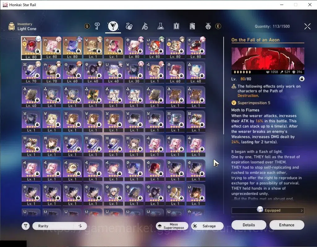 Honkai Star Rail Accounts Asia|TL66|6 Limited|(Silver Wolf 999E2,Hyacine)+Si image 6