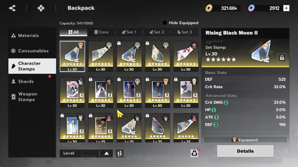 BLEACH: Soul Resonance Accounts NuverseSEA|END Lv70|8 SSR[(Aizen,Ichiban,UraharaB3,Ikkaku,Tosen,Byakuya,Yoru)+Sign,Gin]+12SR 19