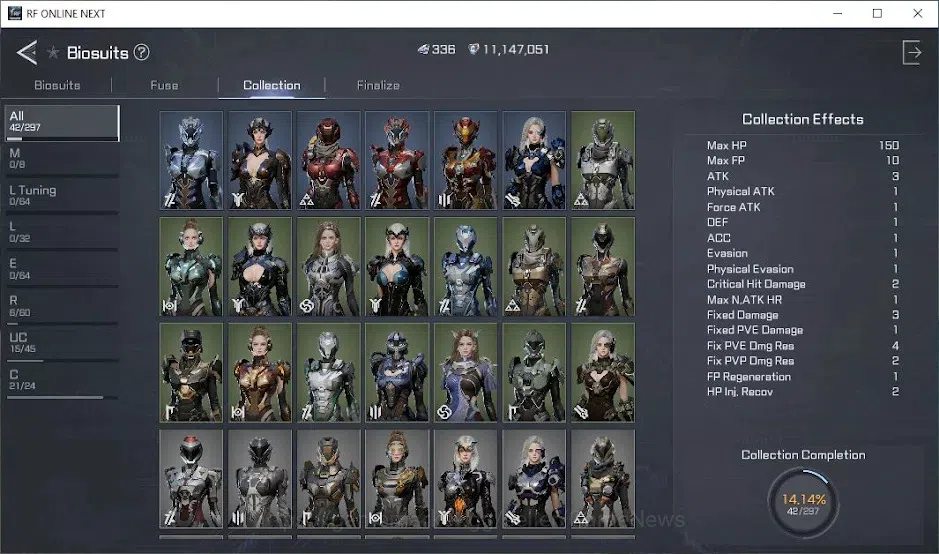 RF Online Next Accounts Starter Anka 2 | Lvl 50 |336 Diamond + 29k CP + 11 image 8