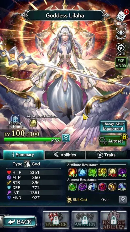 Last Cloudia Accounts Endgame GLOBAL | Rank 9 | Top Tier Unit [DL Judecca-Samekh,Goddess Lilaha,GD Degrogue] | 9 SSR Ark 3