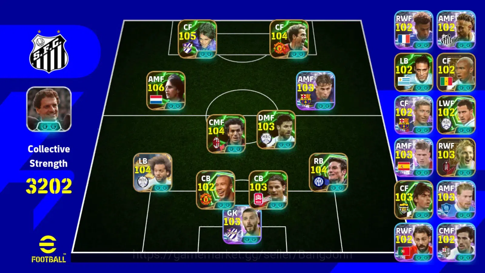 eFootball Accounts ANDROID|PW 3202|Cruyff epic,Marcelo Naruto,Zanetti image 8