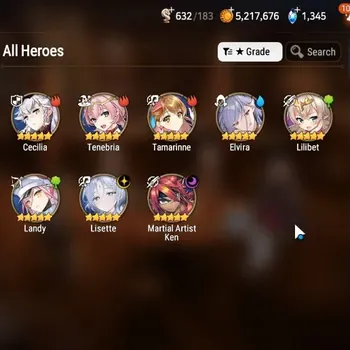 Epic Seven Accounts Starter Global|Unverif|Fresh Starter 2 ML(Lisette,MA Ken)Landy|PoH+Bless ON|Theater Untouch|MoR