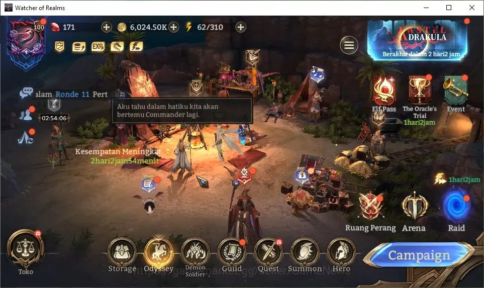 Watcher of Realms Accounts GLOBAL 50x|15M Power|19 Lord[ValderonA4,EzarethA3, image 1