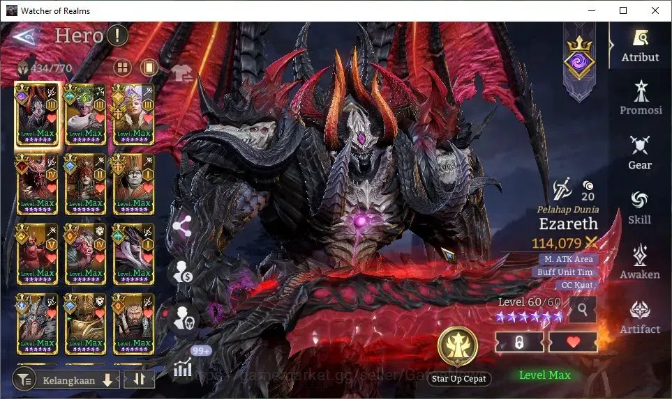 Watcher of Realms Accounts GLOBAL 50x|15M Power|19 Lord[ValderonA4,EzarethA3, image 15