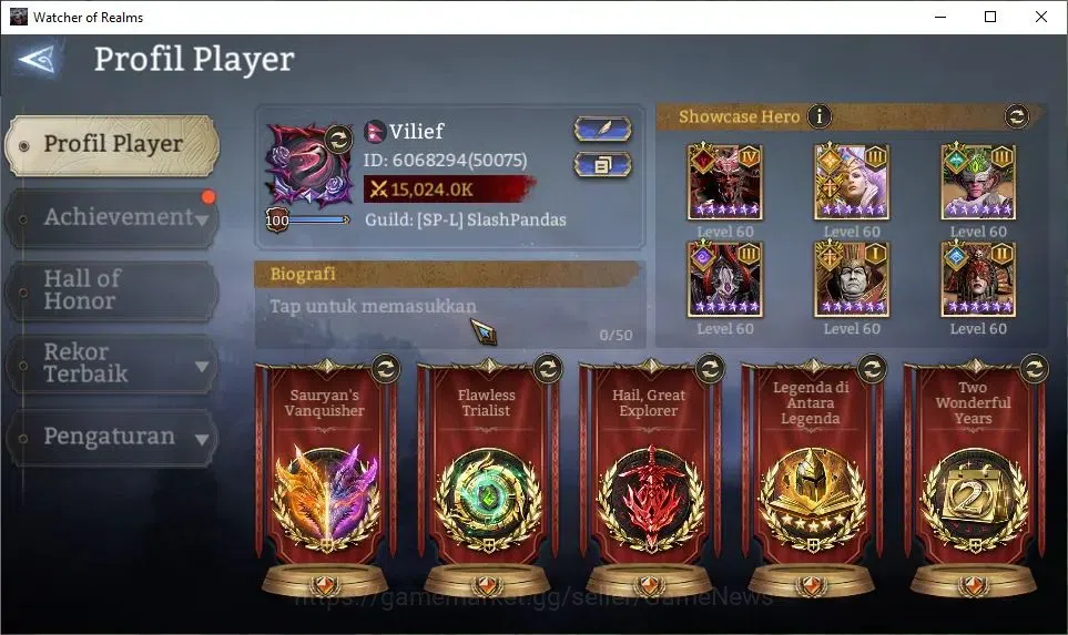 Watcher of Realms Accounts GLOBAL 50x|15M Power|19 Lord[ValderonA4,EzarethA3, image 2