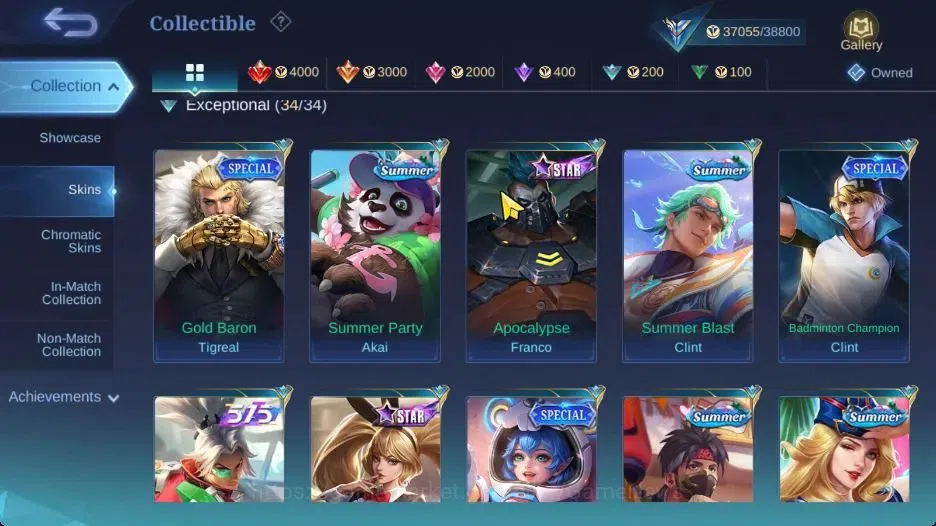 Mobile Legends: Bang Bang Accounts Hero 105|Skin 173|High Immo 110|CC Natalia,Lesley  image 10