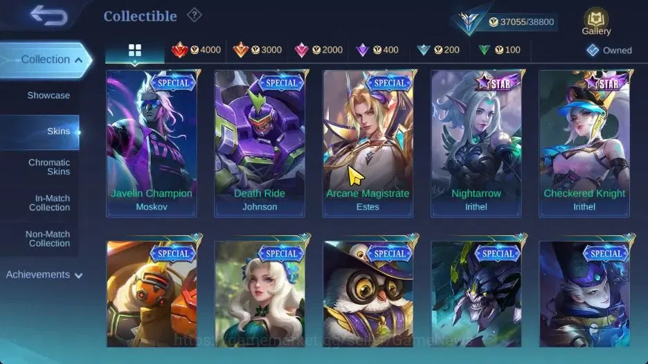 Mobile Legends: Bang Bang Accounts Hero 105|Skin 173|High Immo 110|CC Natalia,Lesley  image 12