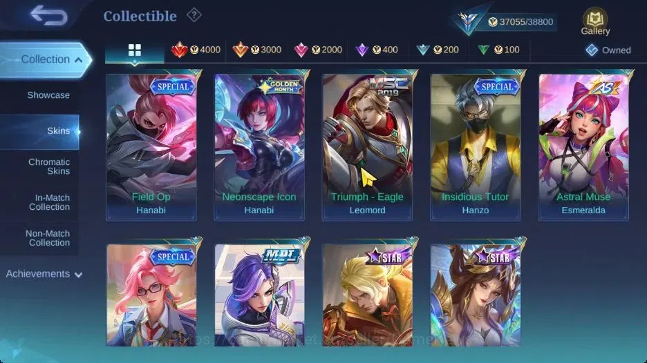 Mobile Legends: Bang Bang Accounts Hero 105|Skin 173|High Immo 110|CC Natalia,Lesley  image 13