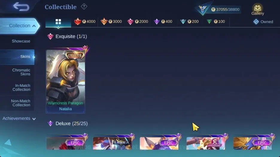Mobile Legends: Bang Bang Accounts Hero 105|Skin 173|High Immo 110|CC Natalia,Lesley  image 6