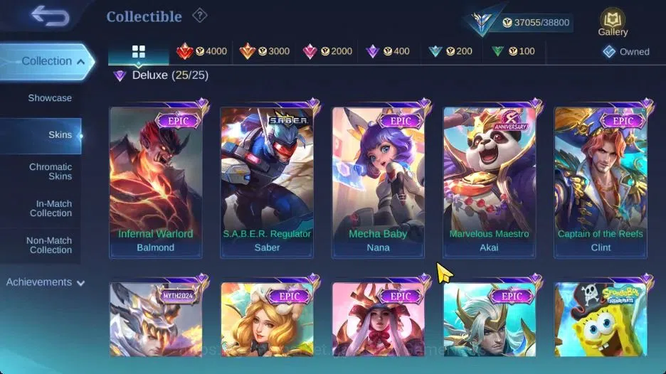 Mobile Legends: Bang Bang Accounts Hero 105|Skin 173|High Immo 110|CC Natalia,Lesley  image 7