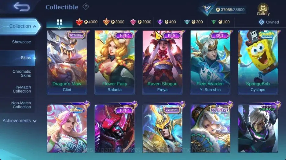 Mobile Legends: Bang Bang Accounts Hero 105|Skin 173|High Immo 110|CC Natalia,Lesley  image 8