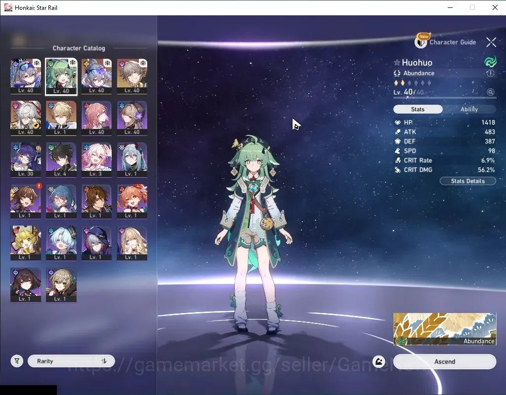 Honkai Star Rail Accounts Asia|TL 36| 2 Limited | [Huohuo,Jing Yuan] | Plana image 4