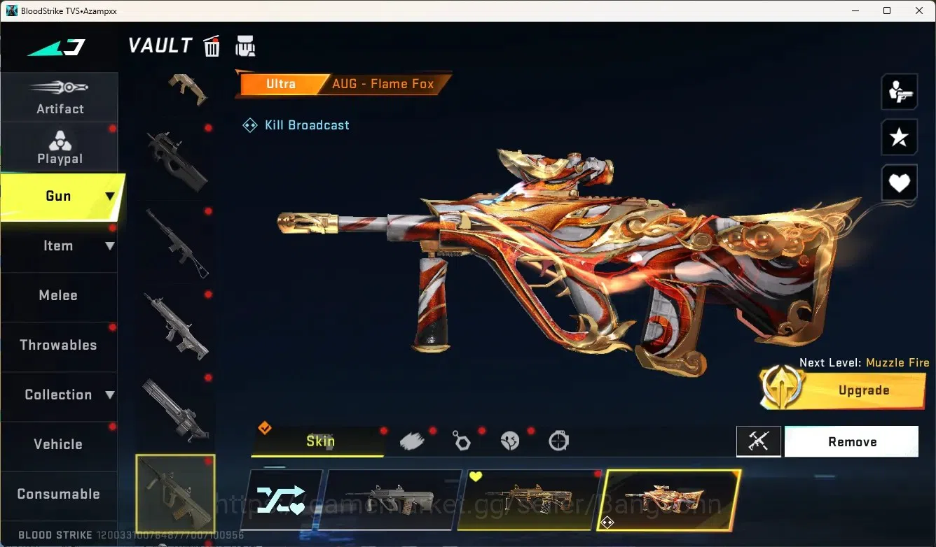Blood Strike Accounts Collab Skin ASIA|Limited ButteflyKnife|4 Collab Gun[7DS&EVA]|4 Limited Gun|3 Ultra Gun|9 Legendary 13