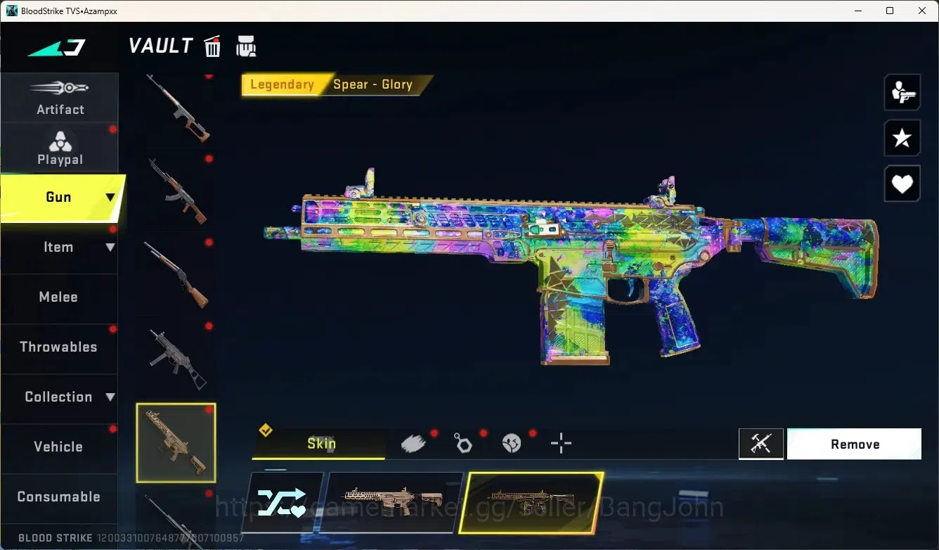 Blood Strike Accounts Collab Skin ASIA|Limited ButteflyKnife|4 Collab Gun[7DS&EVA]|4 Limited Gun|3 Ultra Gun|9 Legendary 20